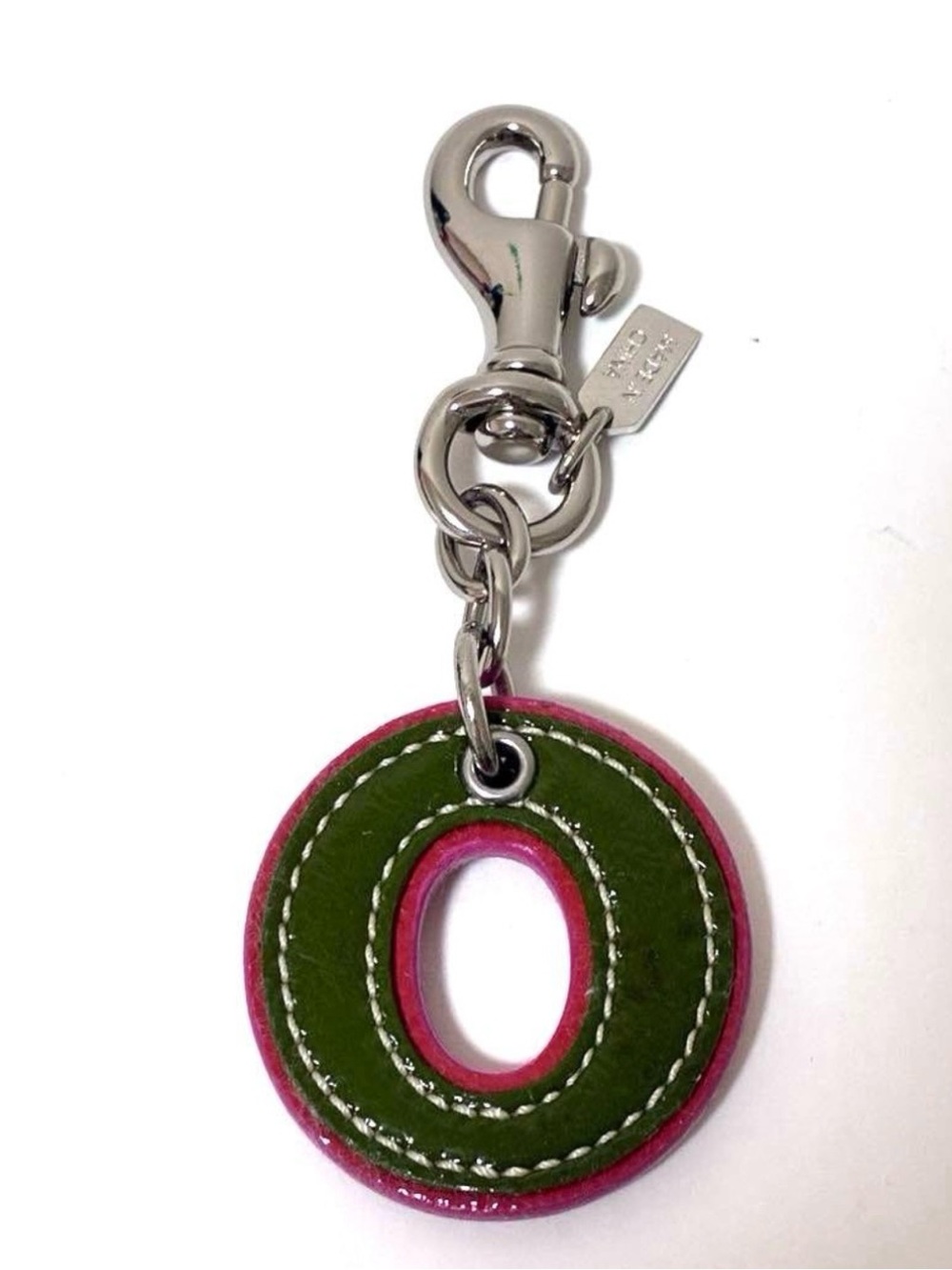 Coach Y2K Vintage Initial O bag charm EUC